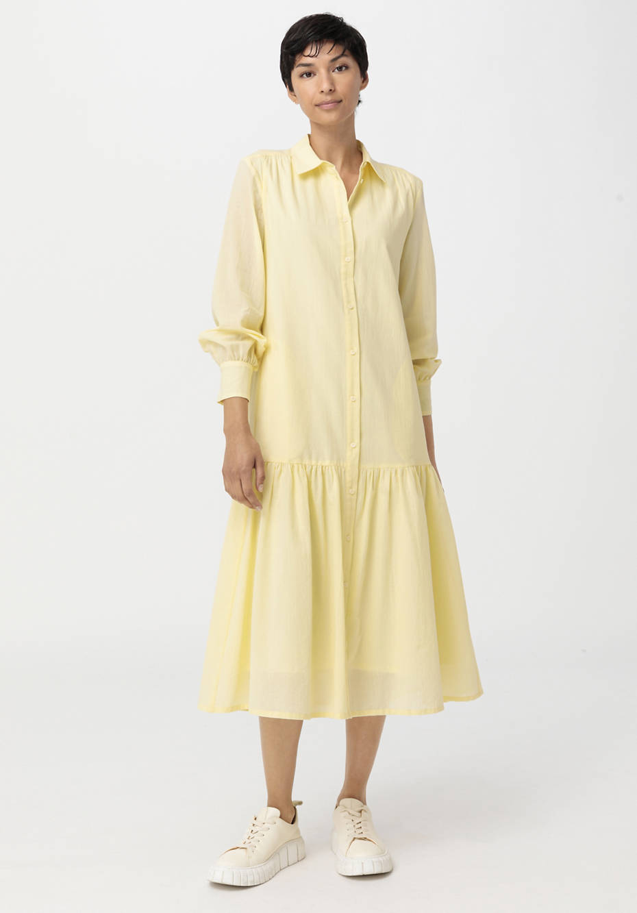 Midikleid aus reiner Bio-Baumwolle