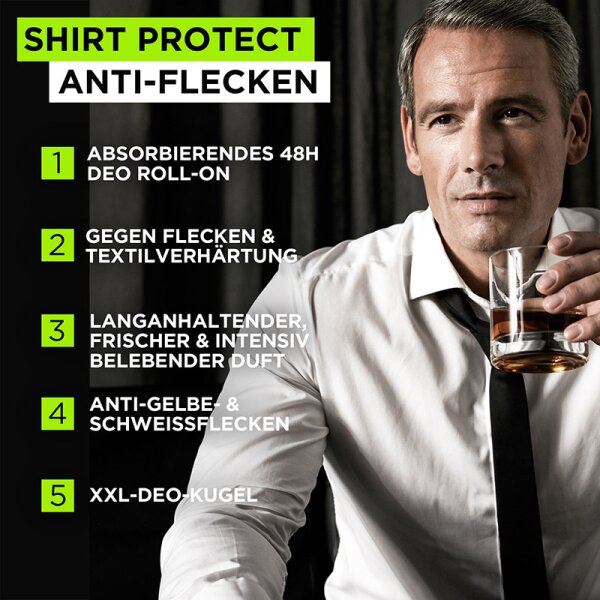 L'Oréal Paris Men Expert Shirt Control Anti Flecken 48h Deodorant Roll-On