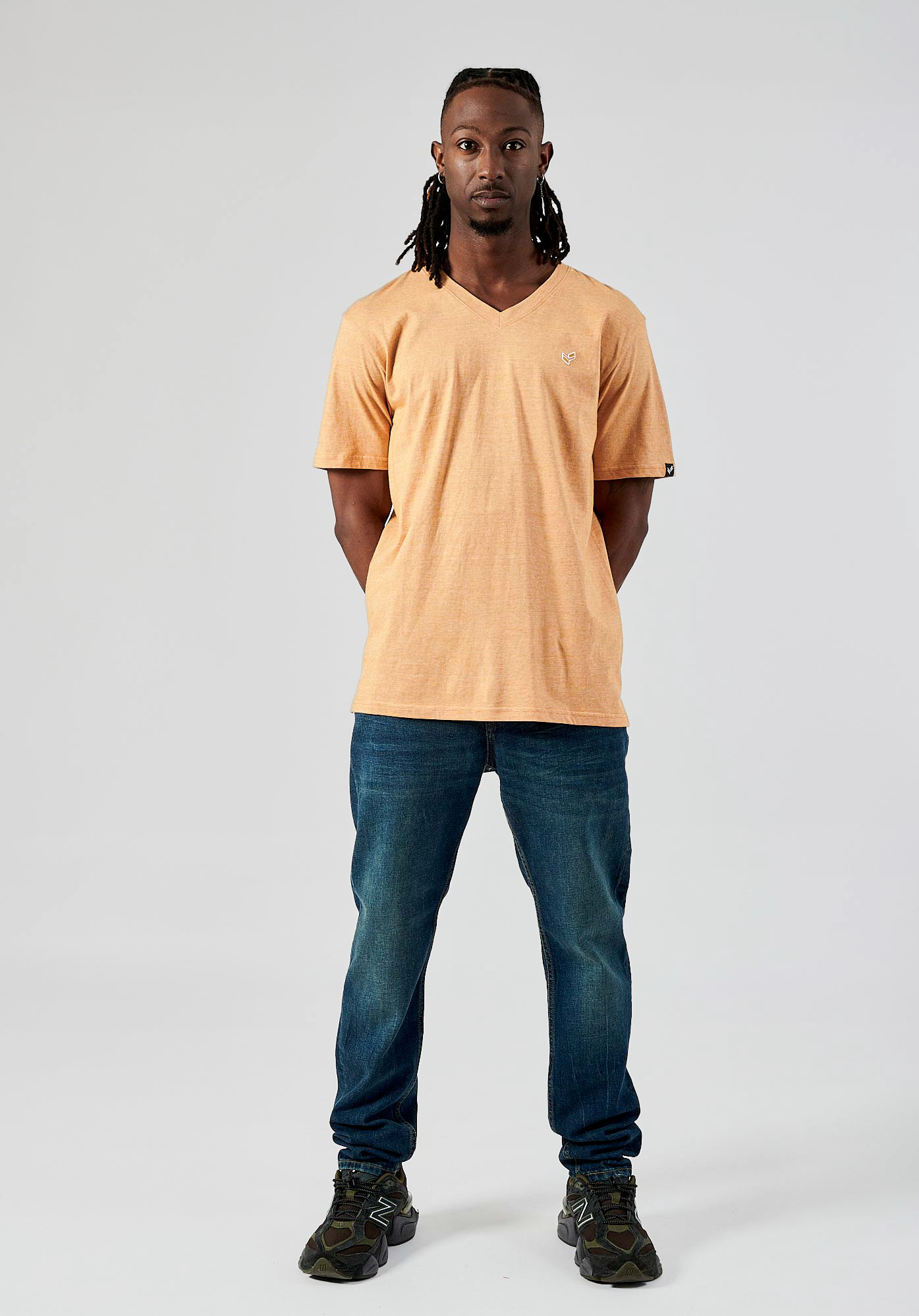 SAVE   T-shirt orange Homme en 100% coton