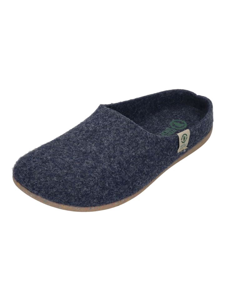 natural world Hausschuhe 8999  in blau günstig kaufen