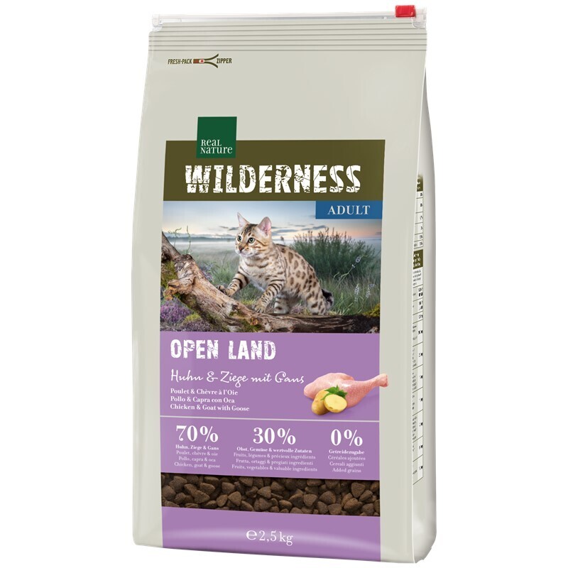 REAL NATURE Trockenfutter REAL NATURE WILDERNESS Open Land Adult 2,5 kg