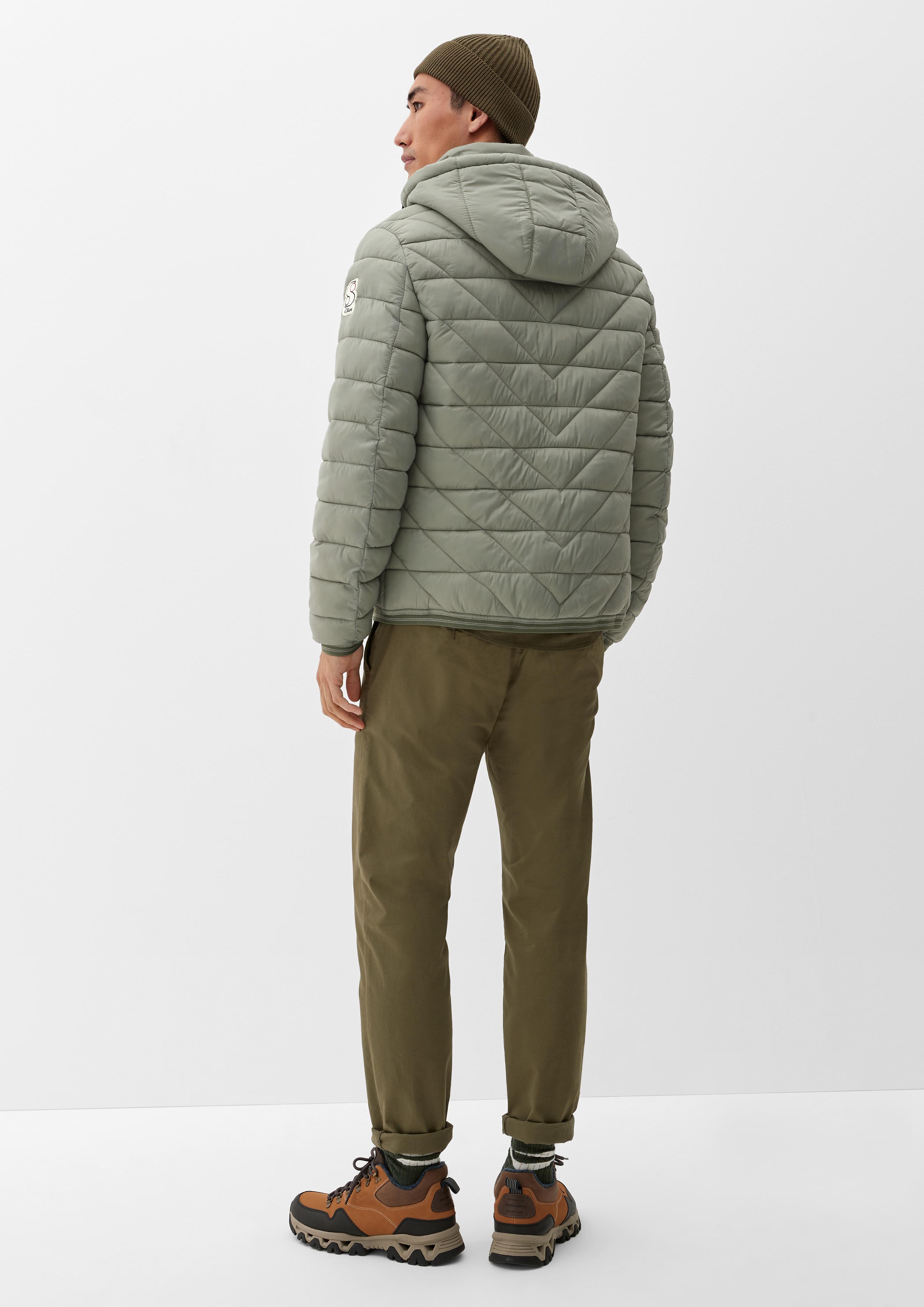 Steppjacke mit abnehmbarer Kapuze  2127131-7802