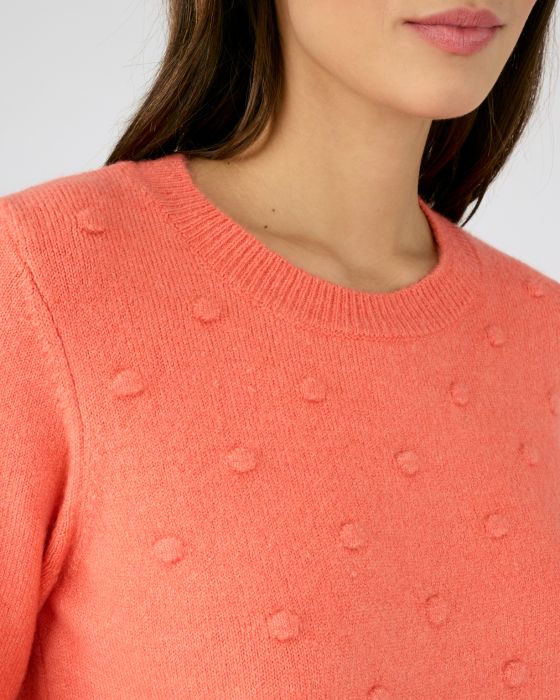 Pull maille chaude fantaisie, manches longues Thermolactyl