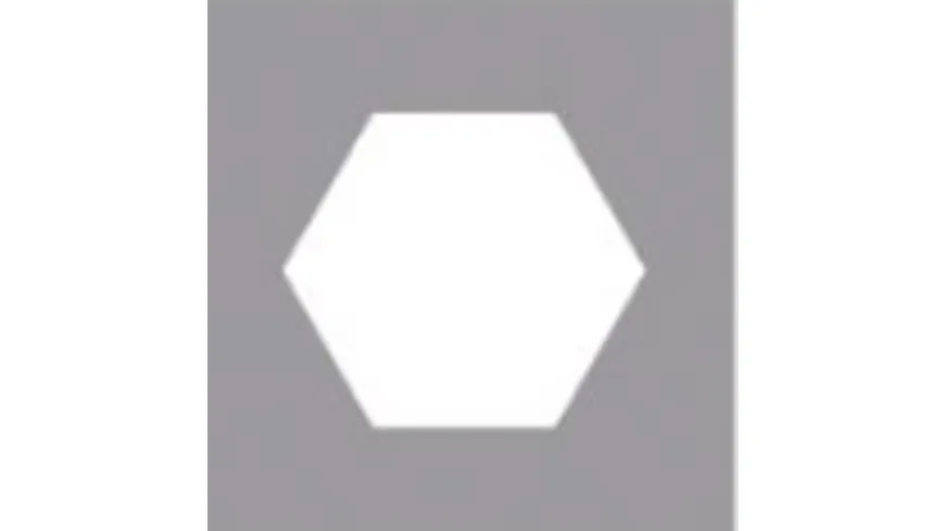 Rayher Motivstanzer Hexagon 2,54cm ø