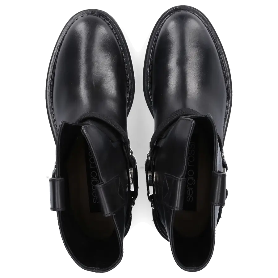 Sergio Rossi - Stiefeletten MOTOR 015 Kalbsleder - schwarz