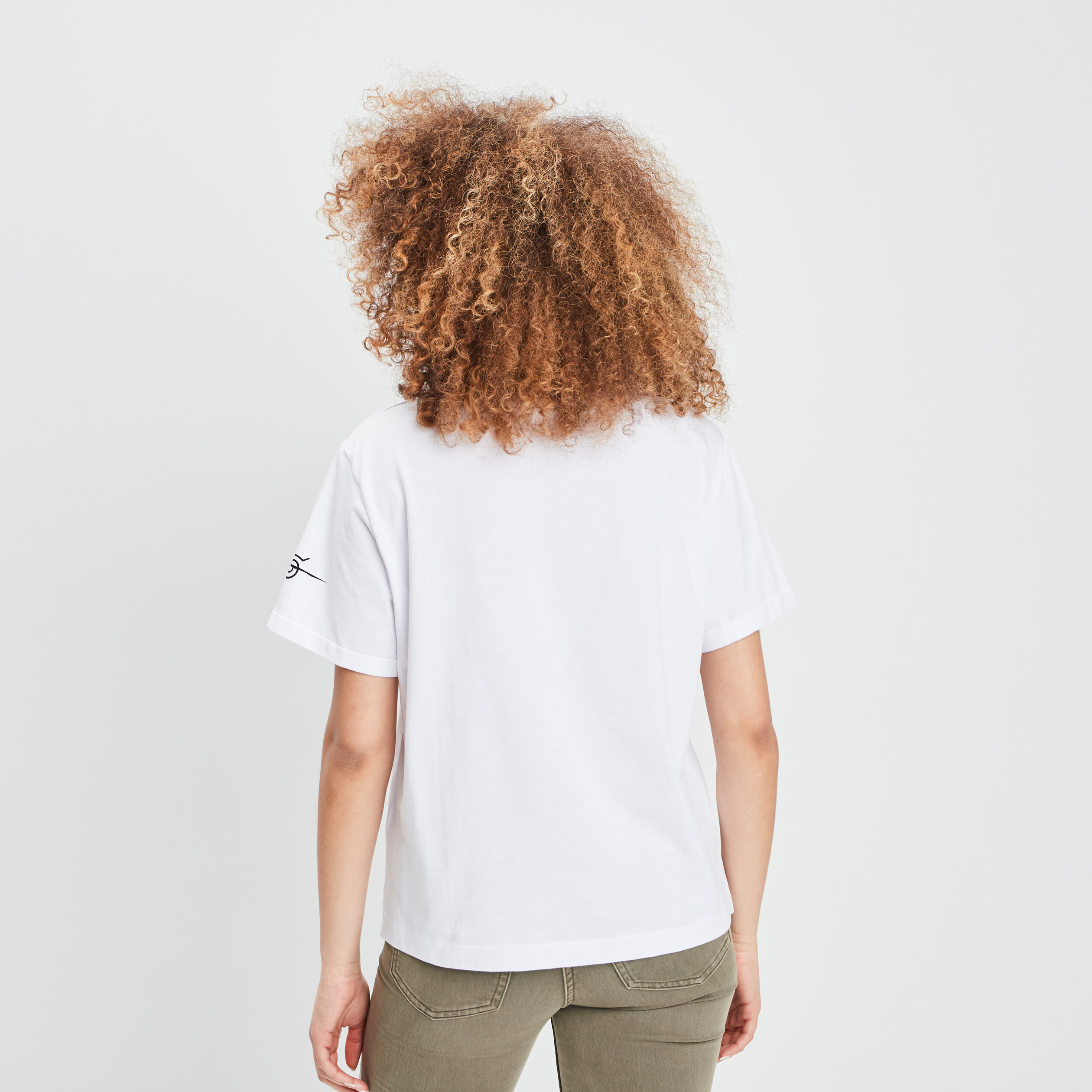 T-shirt manches courtes Naruto blanc femme | La Halle
