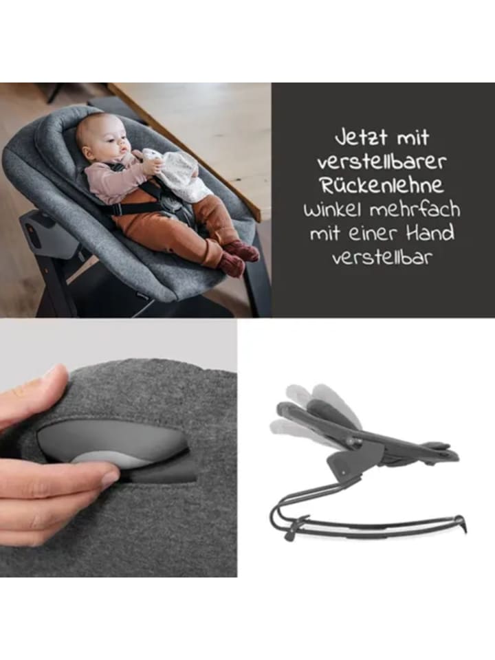 Hauck Alpha Move Natur 5-tlg. Newborn Set - Hochstuhl   2in1 in beige,grau günstig kaufen onesize