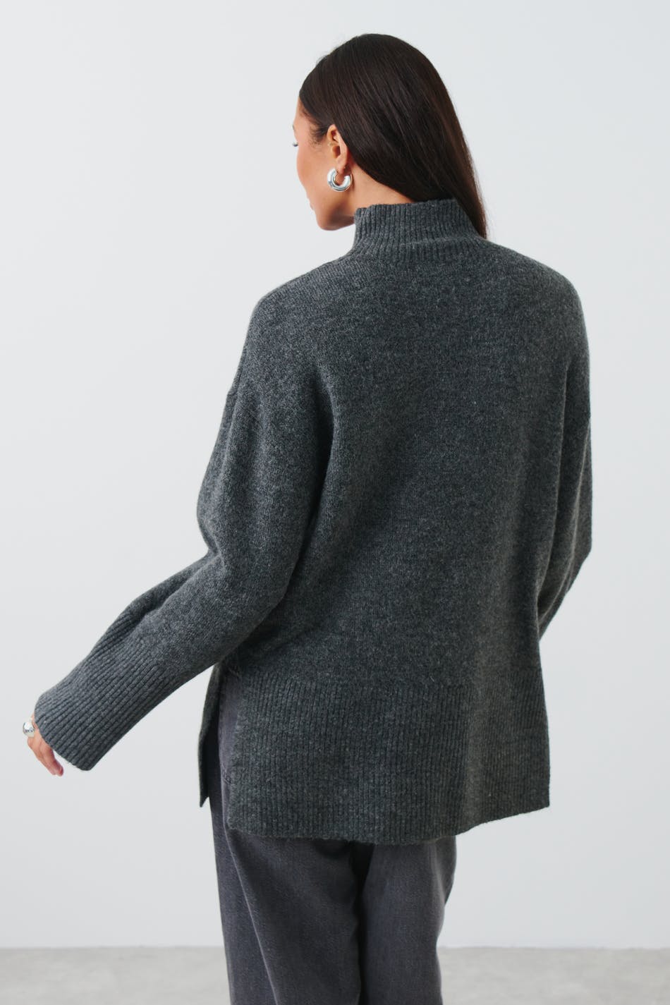 Knitted oversized sweater