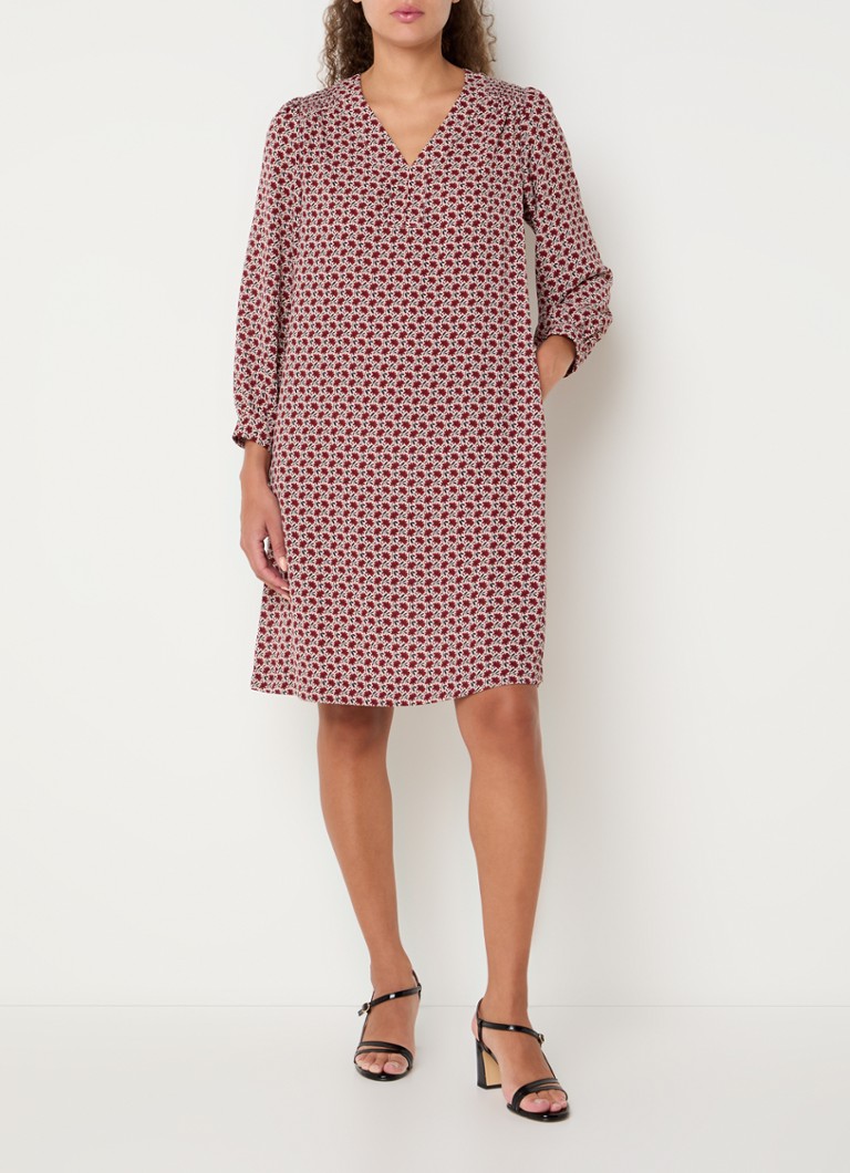 Vestido túnica midi con estampado floral Sheila de Gerard Darel