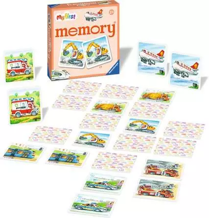 My first memory® Fahrzeuge - Kinderspiel ab 2 Jahren