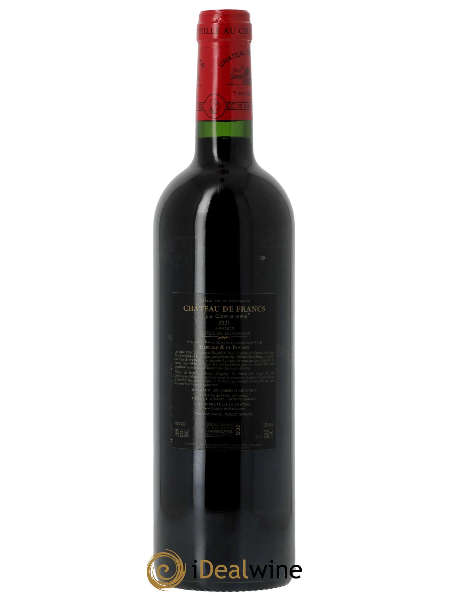 Château de Francs - Les Cerisiers  2021 - Lot de 1 Bouteille