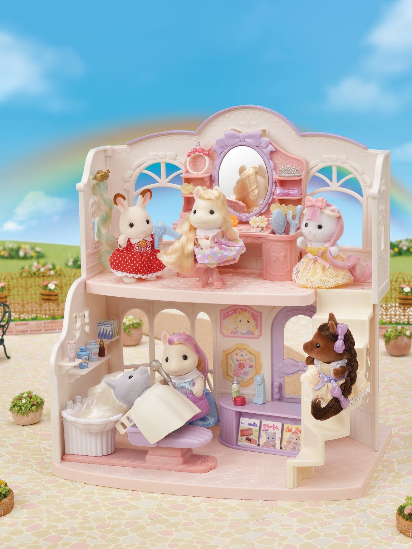 Le salon de coiffure des poneys