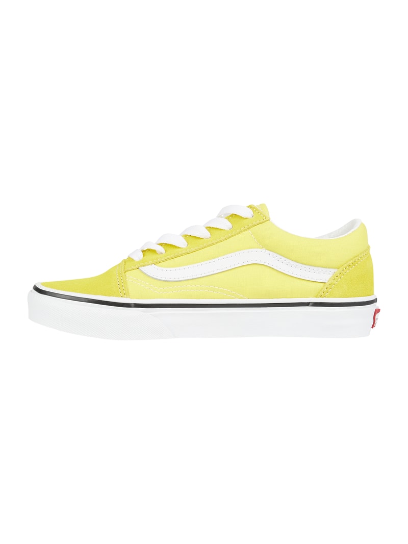 Sneaker aus Canvas in gelb
