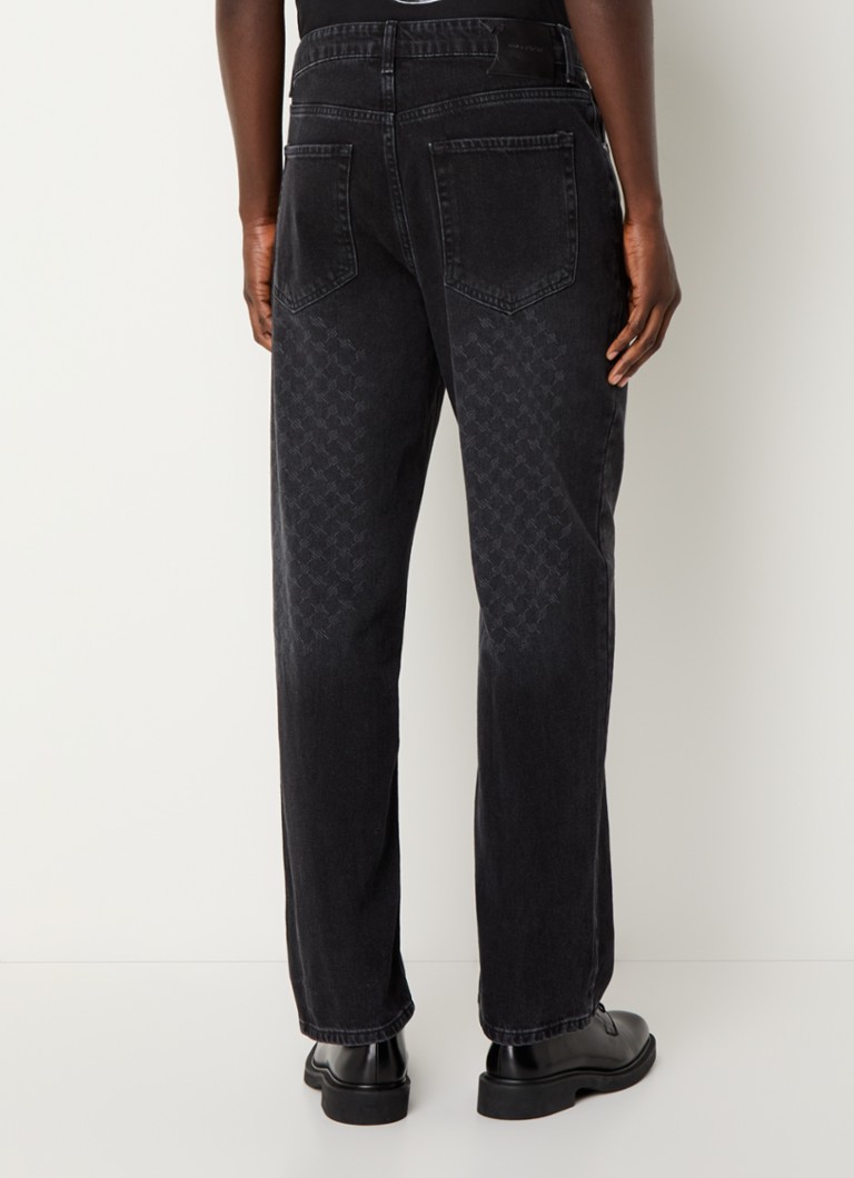 Daily Paper Amba -suoralahkeiset farkut värillisellä pesulla