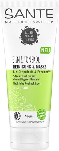 Sante 5in1 Tonerde Reinigung & Maske Reinigungsmaske