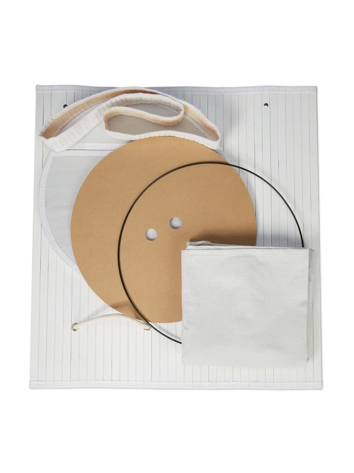 relaxdays Wäschekorb in Weiß - (H)63 x Ø40 cm günstig kaufen onesize
