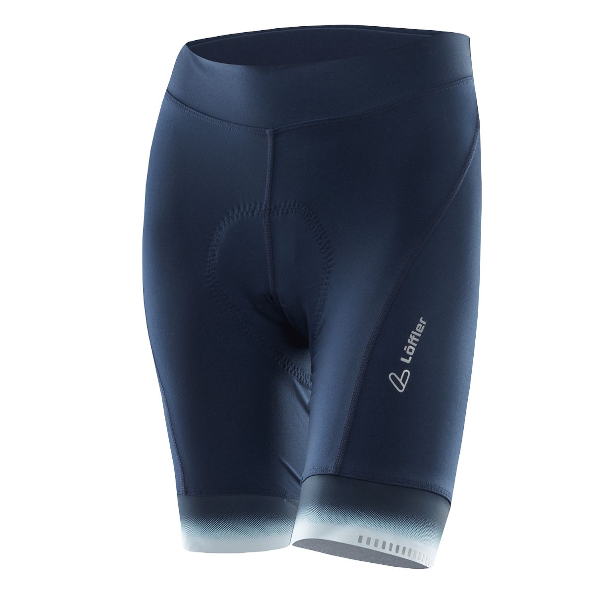 Löffler Atalante blaue Damen Radhose