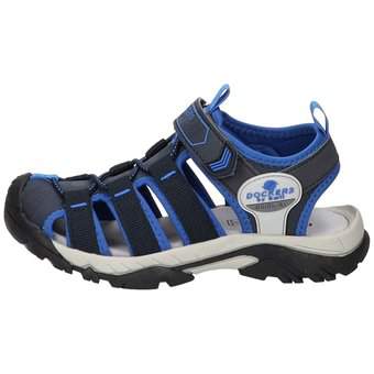 Dockers Flat Sandale in blau