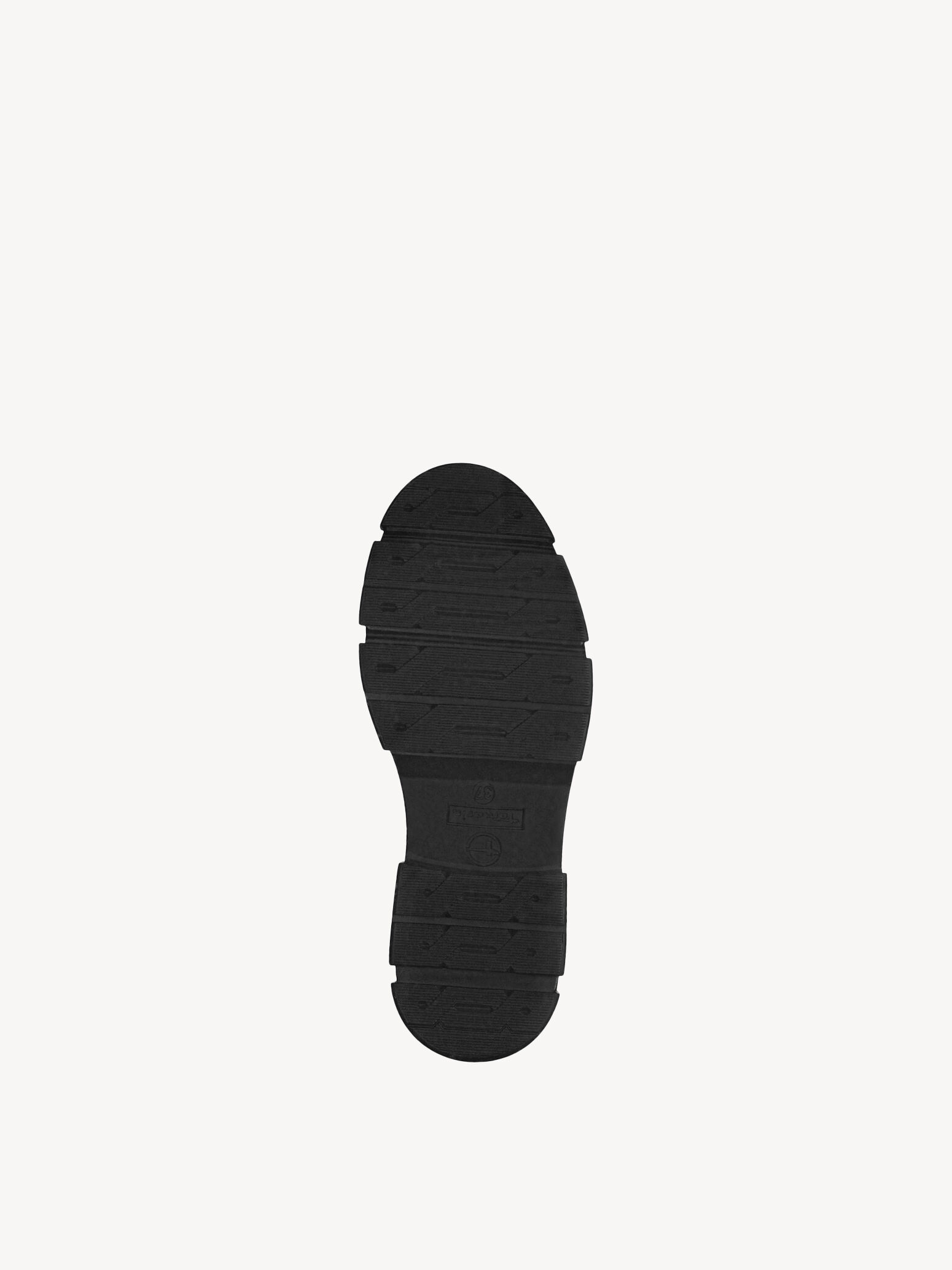 Slipper en cuir - noir