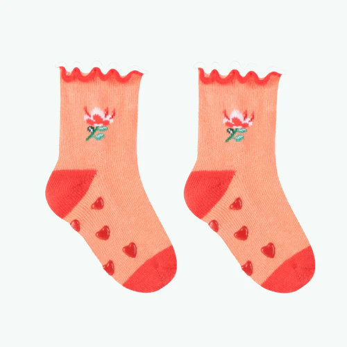 Blooming Butterflies - Pack de chaussettes bébé orange