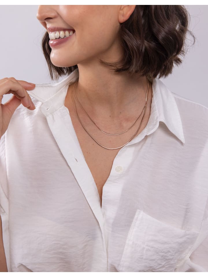 PURELEI Doppelkette Two Layers in Rosegold günstig kaufen onesize