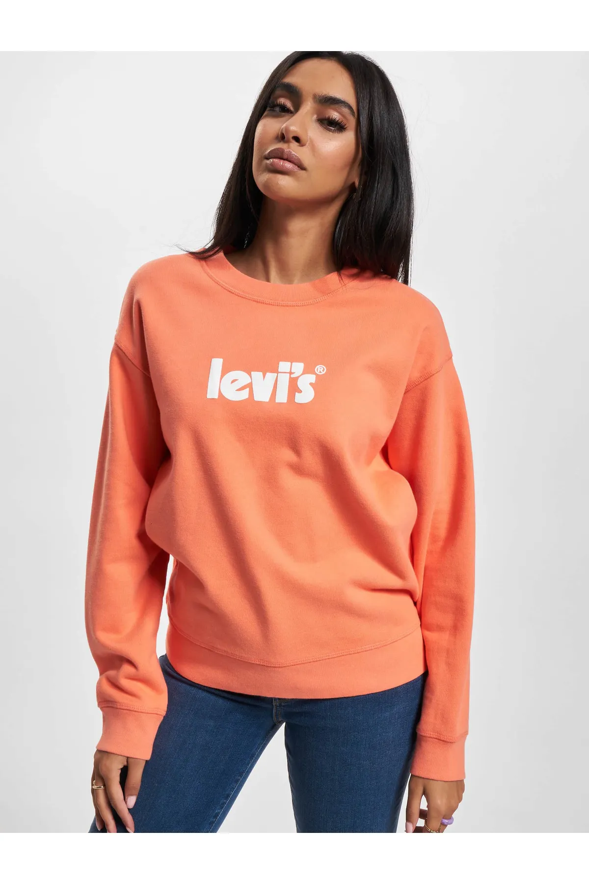 Levi&'s  Damen Levis Grafik Standard Crew Pullover