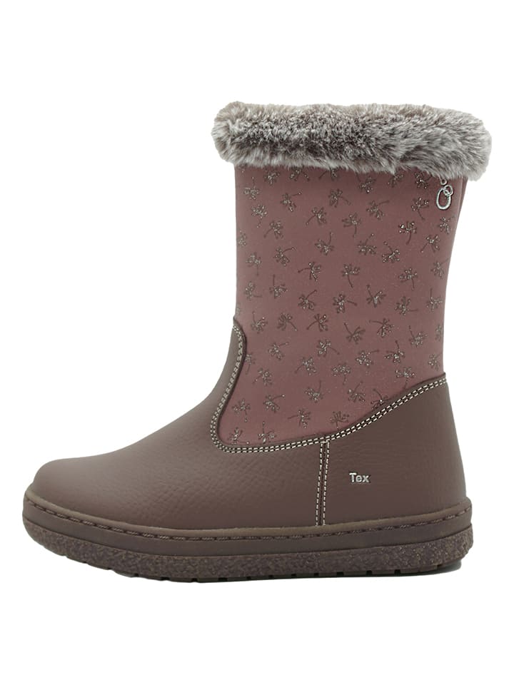 lamino Leder-Boots in Mauve günstig kaufen