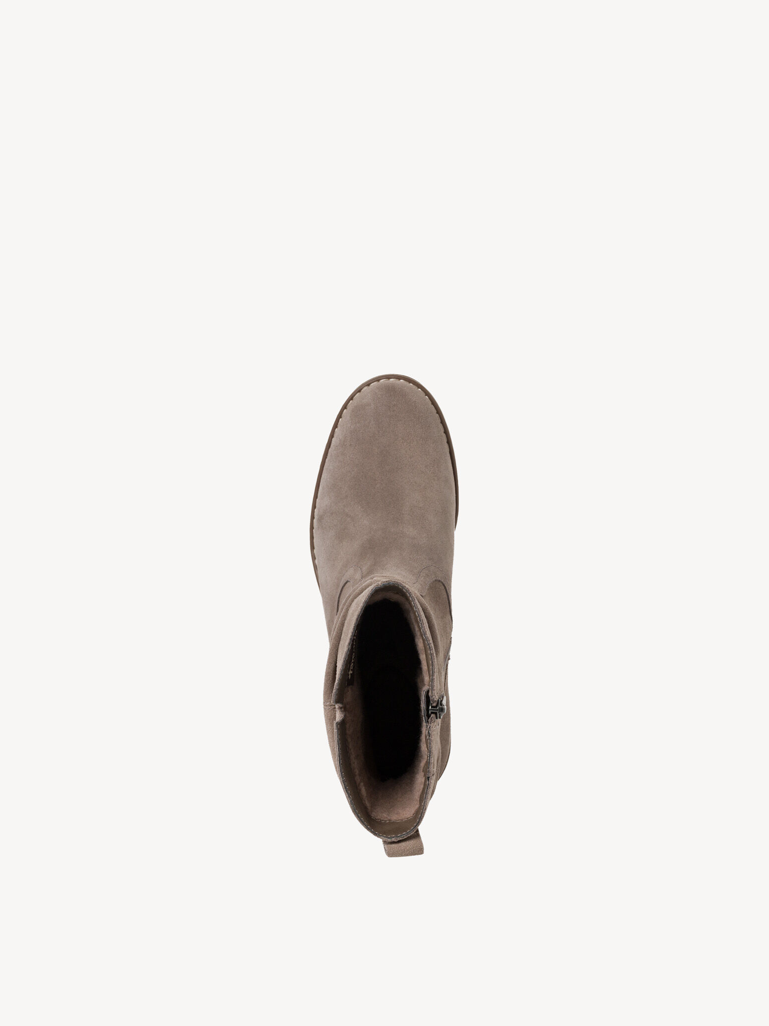 Bottine en cuir - marron