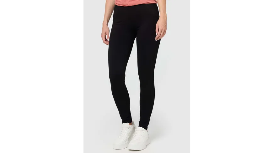 NUR DIE Damen Treggings Relax & Go pure black
