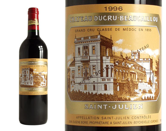 Château Ducru-Beaucaillou Rouge 1996, Second Cru Classé En 1855 Bordeaux Saint-Julien