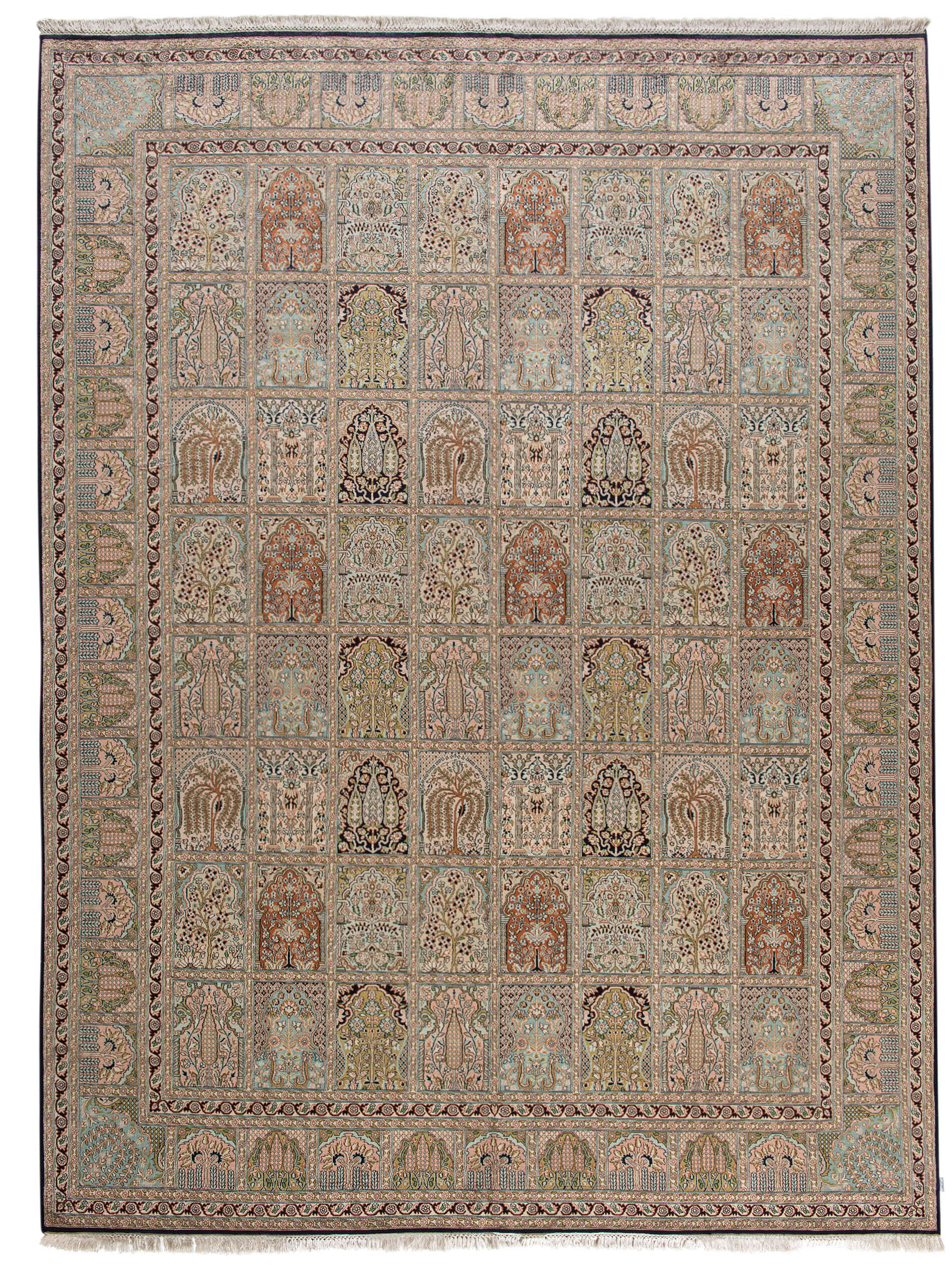 Kaschmir Seide 18/18 ca. 249 x 339 cm, Unikat / Einzelstück