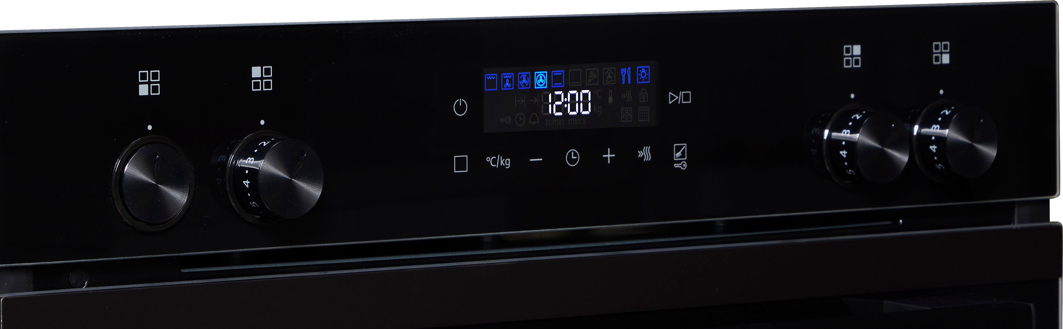 SIEMENS Induktions Herd-Set iQ300 PQOTABI1, mit Teleskopauszug nachrüstbar, Pyrolyse-Selbstreinigung, inkl. Pizzaform, 4 Jahre Garantie inklusive