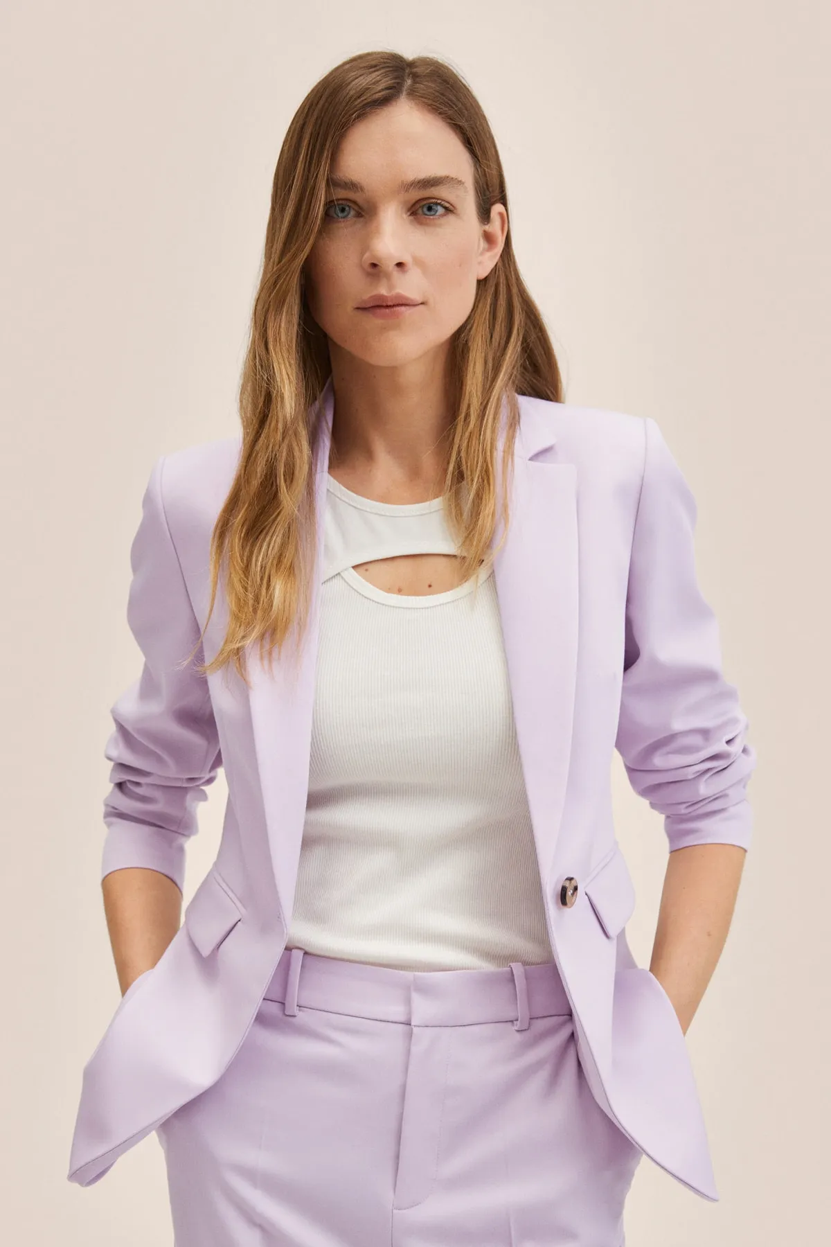 MANGO  27053263 Damen/Mädchen Hell/Pastelllila