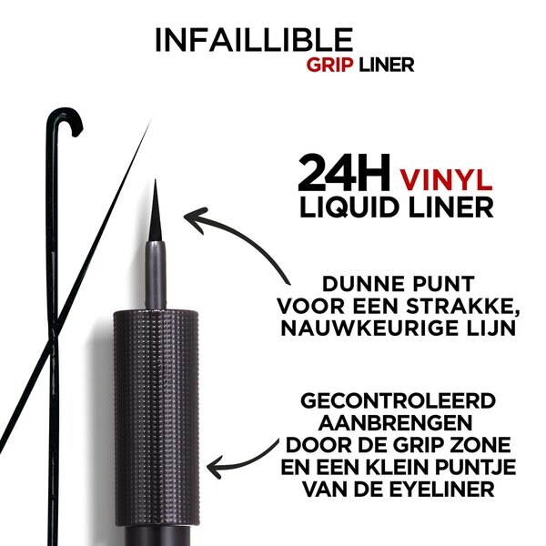 L'Oréal Paris Infaillible Grip Vinyl Liquid Black Liner 3ml