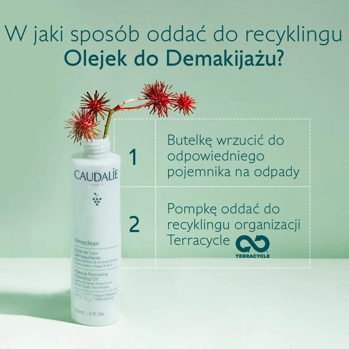Caudalie Vinoclean Λάδι Ντεμακιγιάζ, 150 ml