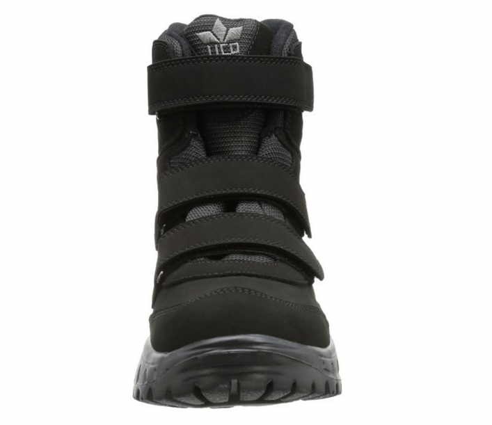 LICO Winterstiefel schwarz Wildlife Velcro