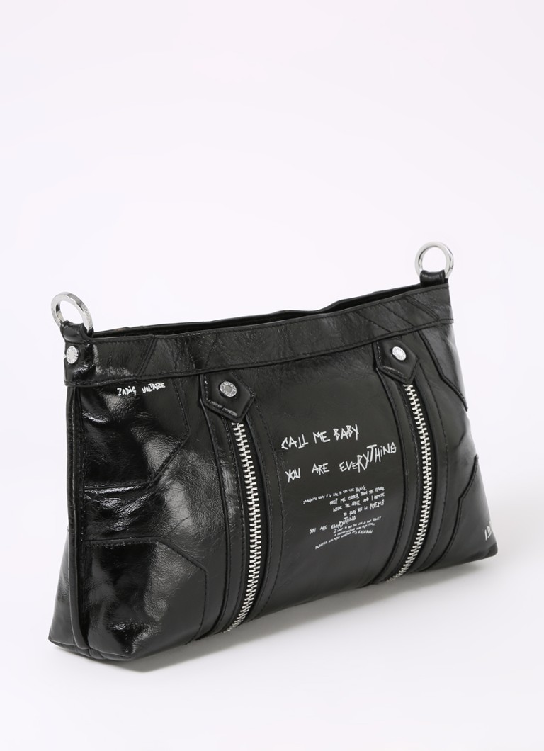 Zadig&Voltaire Sunny Moody leather crossbody bag with print
