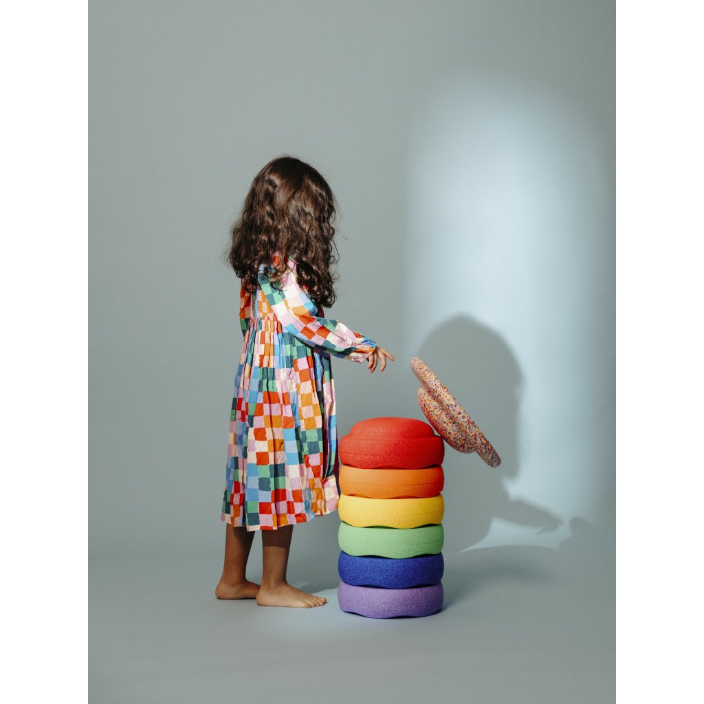 ​​Stapelstein Rainbow Set Classic Super Confetti, 6 1 Stk.