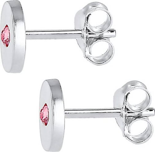 Elli Ohrringe Kinder Rund Kreis Kristall 925 Silber