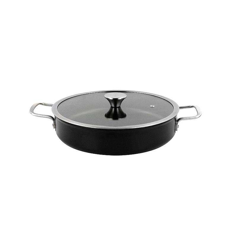 Cuisine Chef Stekegryte ø 28 cm lav m/glasslokk Chef