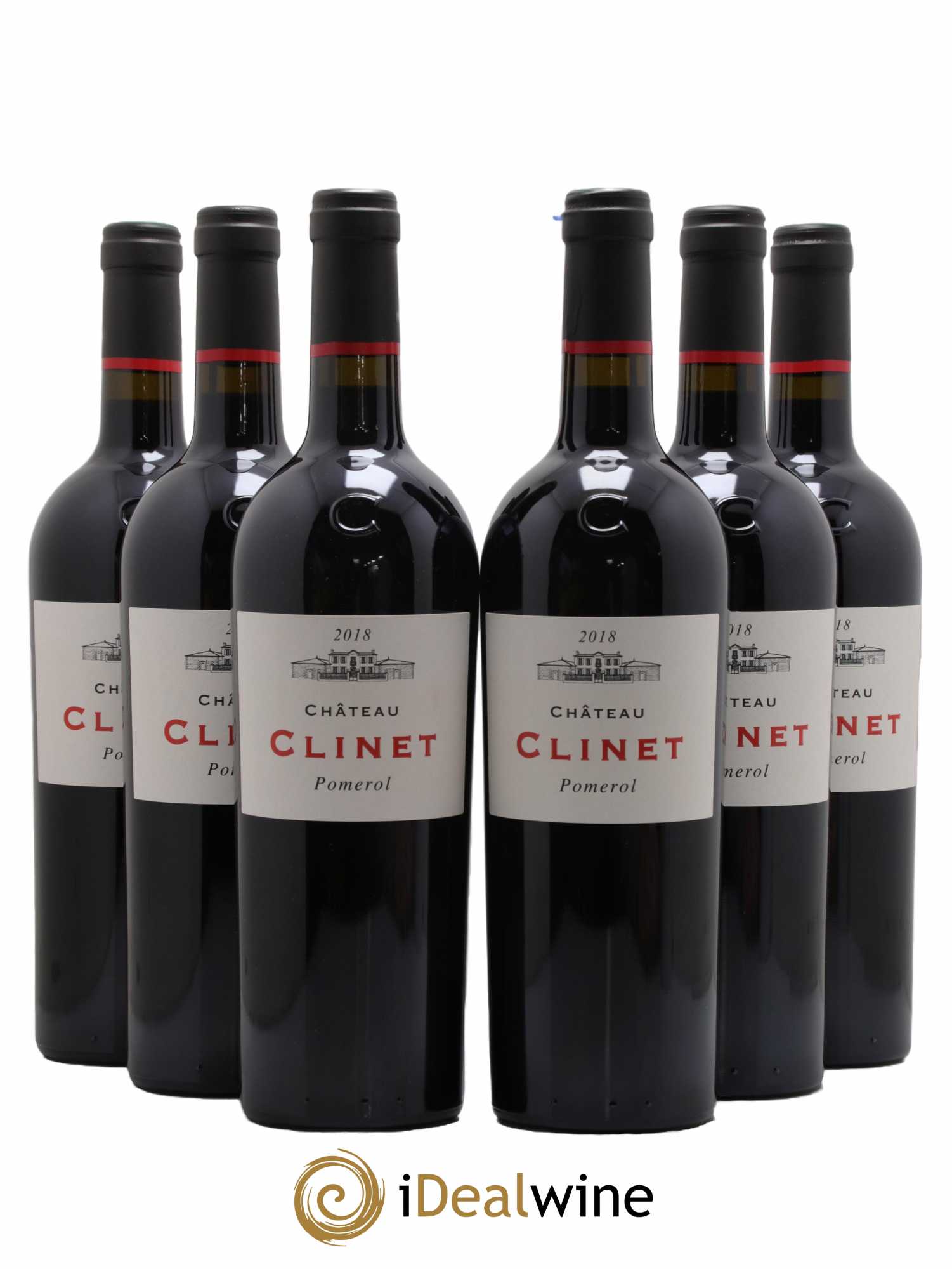 Château Clinet  2018 - Lot de 6 Bouteilles