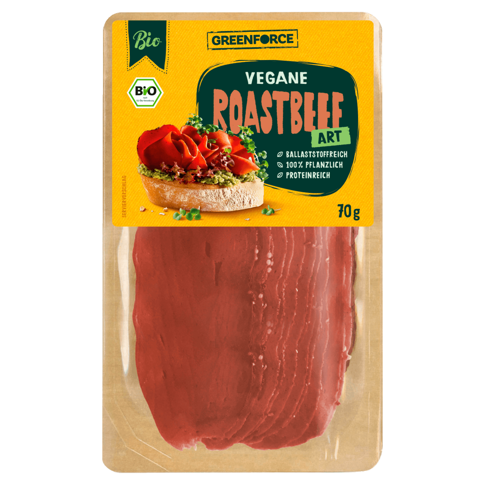 Greenforce Bio Roastbeef Art vegan 70g