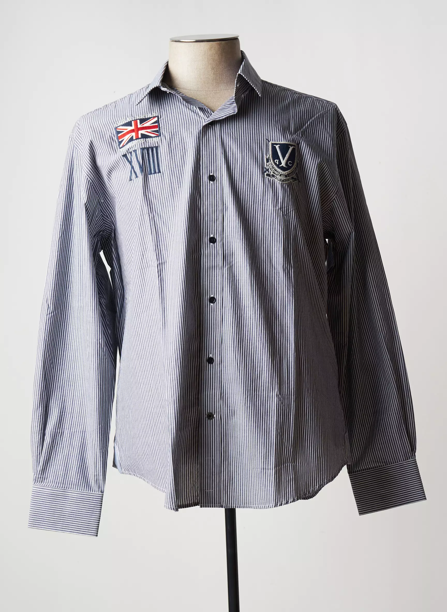 Vestiaires Principaute Cannoise Manches Longues Homme couleur gris
