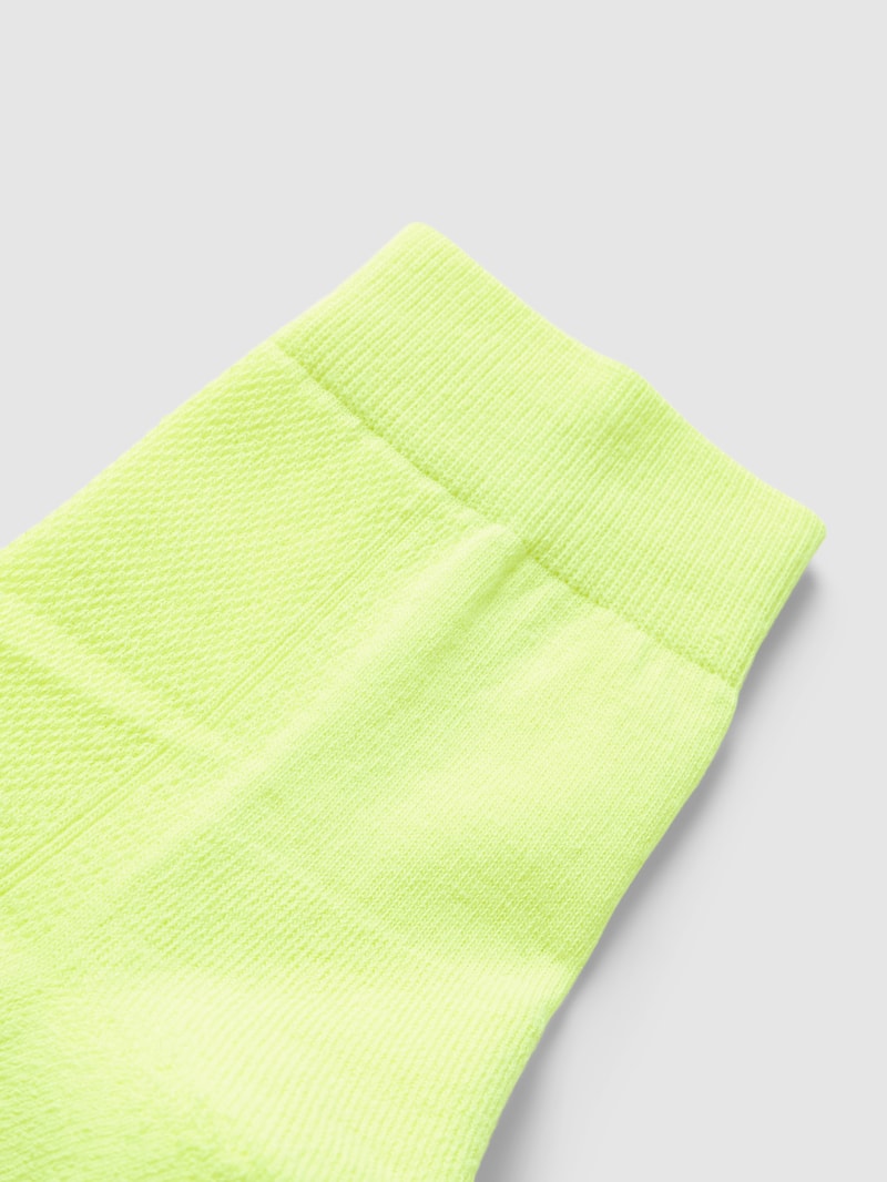 Socken mit elastischem Rippenbündchen Modell 'Cool Kick' in neon gelb