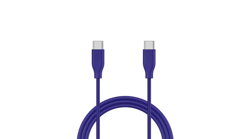 XLayer Colour Line Typ C auf Typ C Kabel 1 m Blue