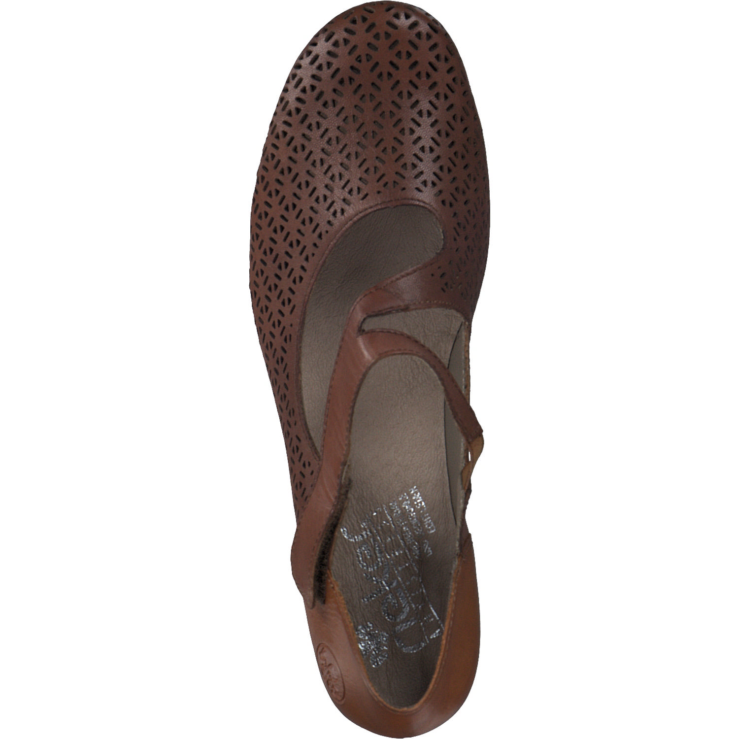 Rieker 41796, Pumps, Damen, nuss/cayenne