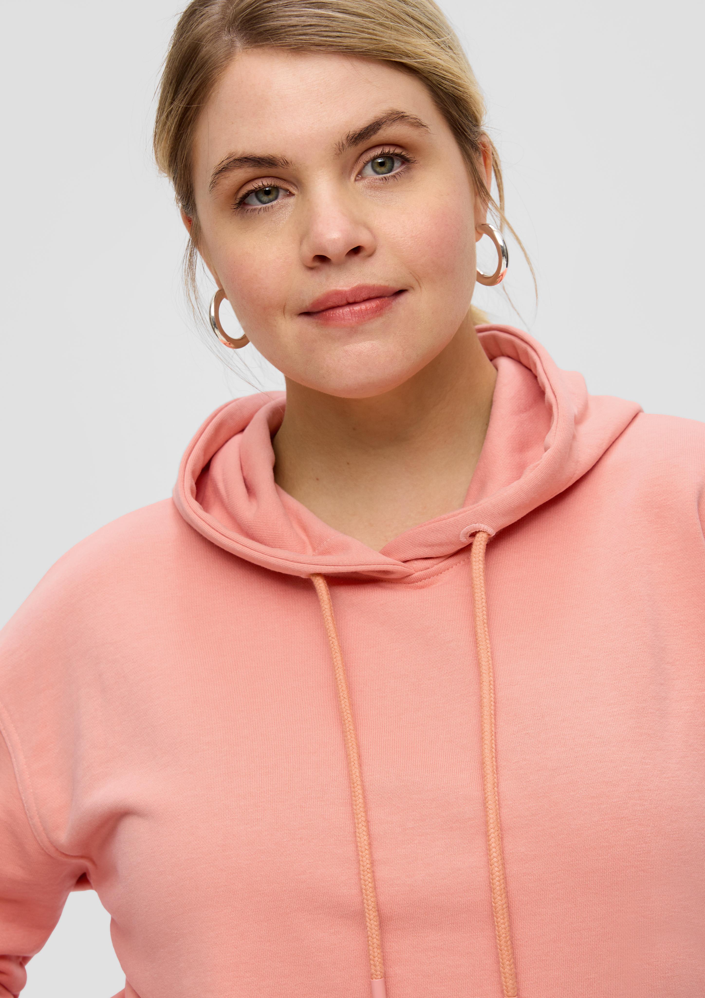 Kapuzensweatshirt mit überschnittener Schulter  EME-2149146-2108