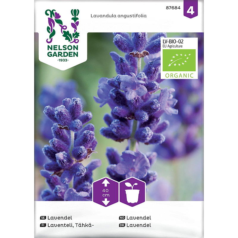 Nelson garden Frø Lavendel organic
