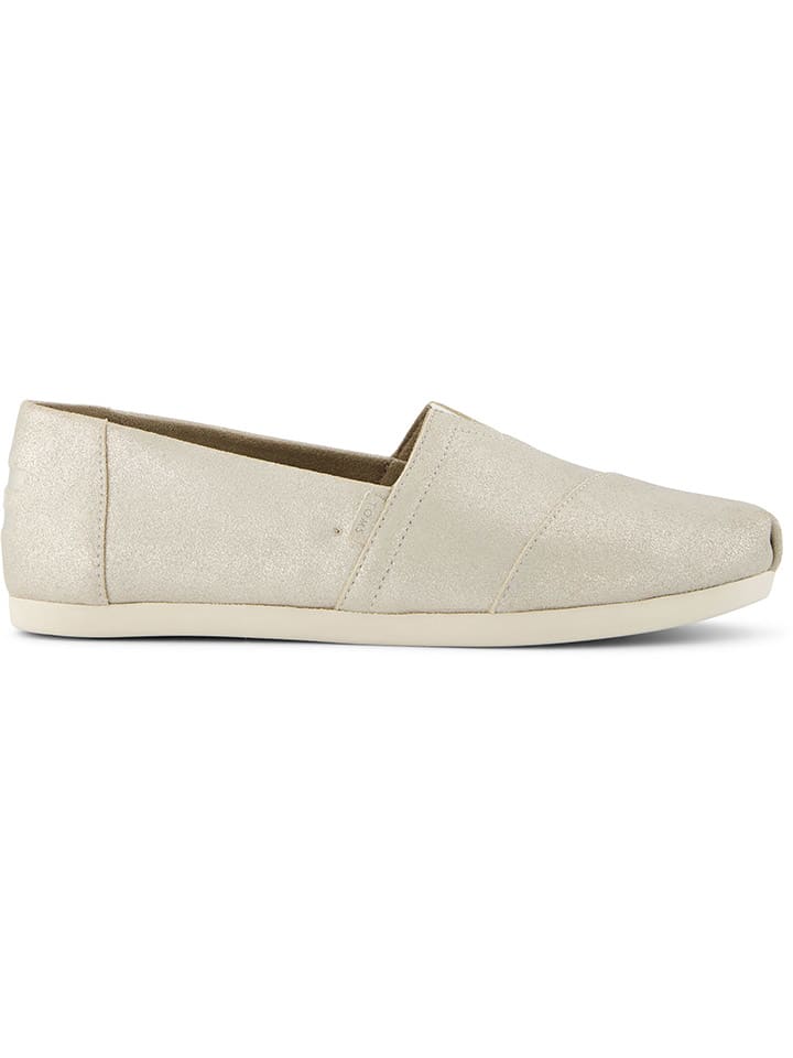 TOMS Slipper in Silber günstig kaufen