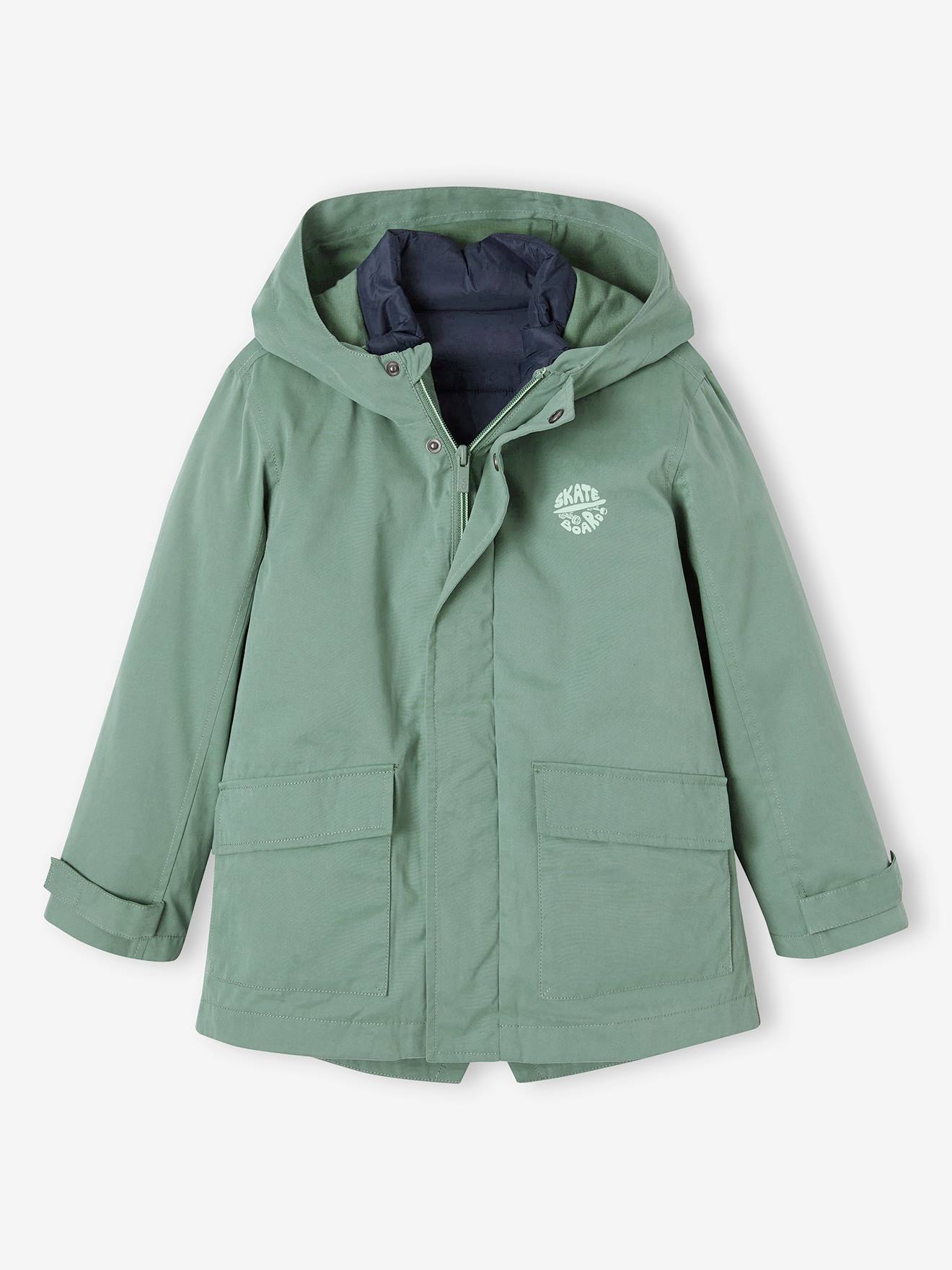 Vertbaudet Jungen 3-in-1-Jacke mit Recycling-Polyester - marine